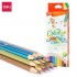 DELI ΚΡΑΙΓΙΟΝ ΕΞΑΓΩΝΟ BLISTER 12 ΧΡΩΜΑΤΑ ΜΕΤΑΛΛΙΚΟ Φ3.0mm COLORUN